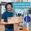 Cinto de suporte lombar com dupla tração, espartilho ortopédico para homens e mulheres, cinta modeladora de descompressão para coluna, alívio da dor nas costas