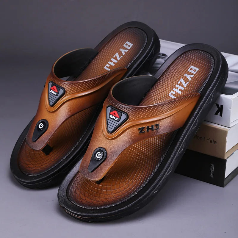 Casa Praia Caminhada Casa Chinelos Plataforma Ao Ar Livre Sandálias Internas Homem Chinelos para Homens Sapatos Confortáveis Blásquetas Moda 2025