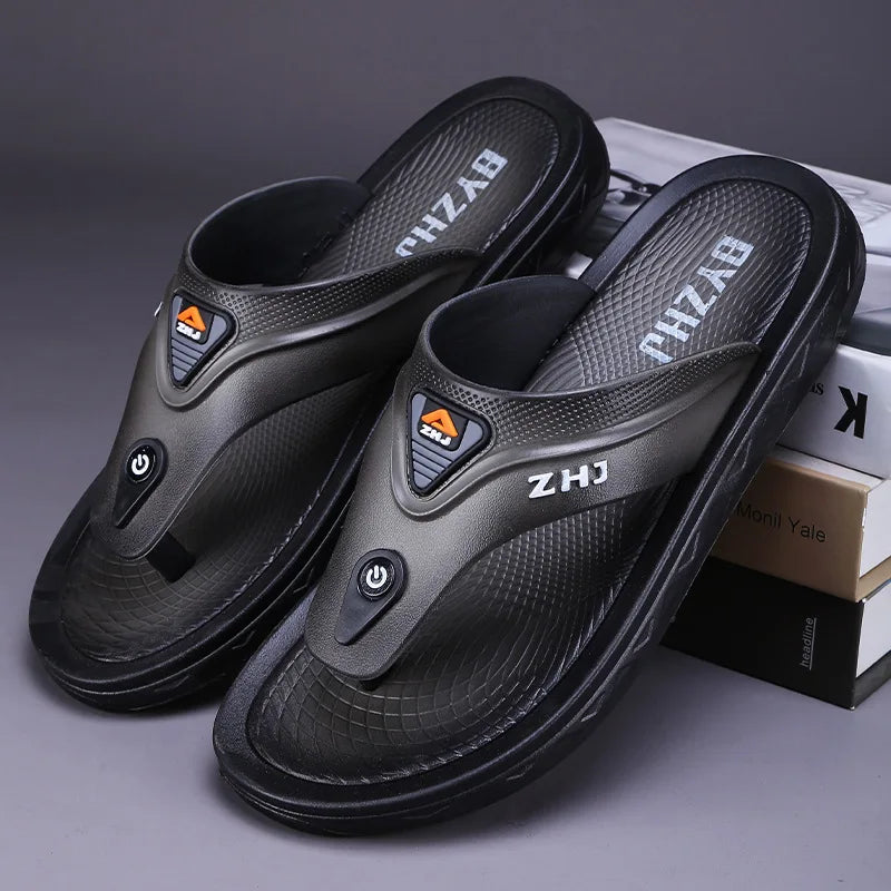 Casa Praia Caminhada Casa Chinelos Plataforma Ao Ar Livre Sandálias Internas Homem Chinelos para Homens Sapatos Confortáveis Blásquetas Moda 2025