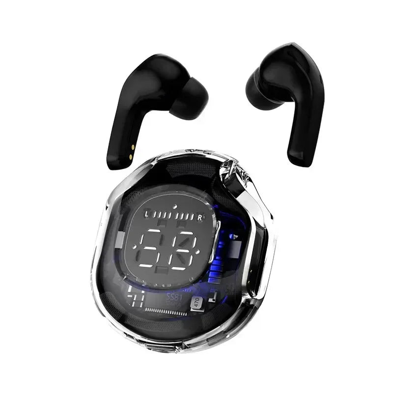 NOVO AIR39 Fone de Ouvido Sem Fio BT5.3 T8 TWS Fones de Ouvido ENC Fones de Ouvido LED Power Display Digital Som Estéreo Fones de Ouvido para Esportes