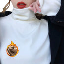 Top Térmico fino - Cacharréu  manga comprida, espessante, quente, gola alta, roupa íntima térmica, moda outono inverno.