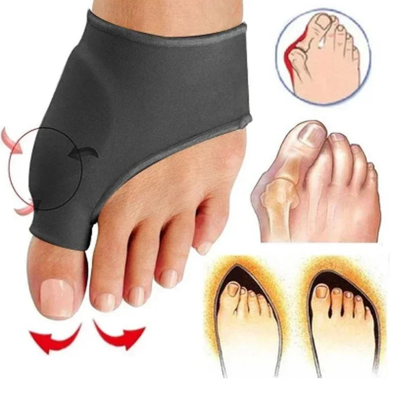 1 par separador de dedos hálux valgo corretor de joanete alisador de dedos em martelo alívio da dor nos pés ferramentas ortopédicas de pedicure cuidados com os pés