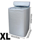 Capa protetora solar Hine para máquina de lavar roupa, armazenamento doméstico, à prova de poeira, carregamento frontal, secadora de roupas, prata, revestimento à prova d'água